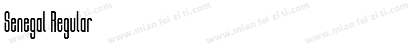 Senegal Regular字体转换